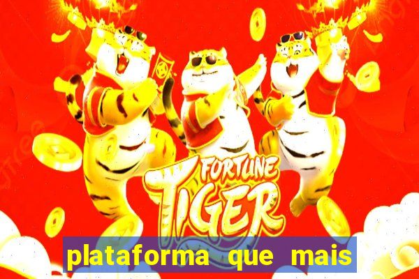 plataforma que mais paga no fortune tiger